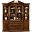 Jonathan Charles Storage George II Triple Mahogany Display Cabinet with Drawers House of Isabella UK