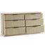 Jonathan Charles Storage Grasscloth Chest of Drawers House of Isabella UK