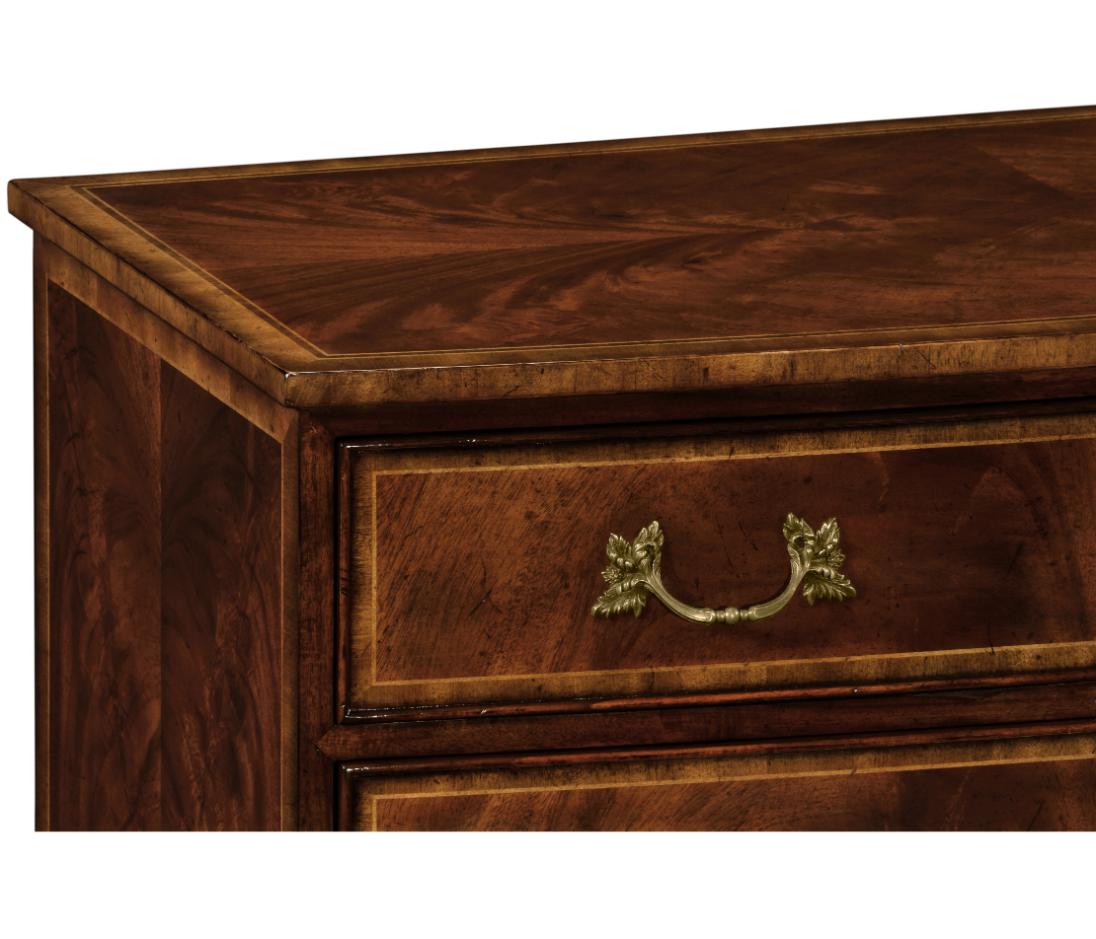 Jonathan Charles Storage Mahogany Bow Front Chest of Drawers House of Isabella UK