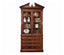 Jonathan Charles Storage Mahogany Glazed Display Cabinet with Drawers House of Isabella UK