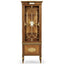Jonathan Charles Storage Narrow Satinwood Display Cabinet House of Isabella UK