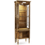 Jonathan Charles Storage Narrow Satinwood Display Cabinet House of Isabella UK