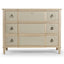 Jonathan Charles Storage Neap Leather Front Chest of Drawers House of Isabella UK