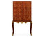 Jonathan Charles Storage Red Chinoiserie Drinks Cabinet House of Isabella UK