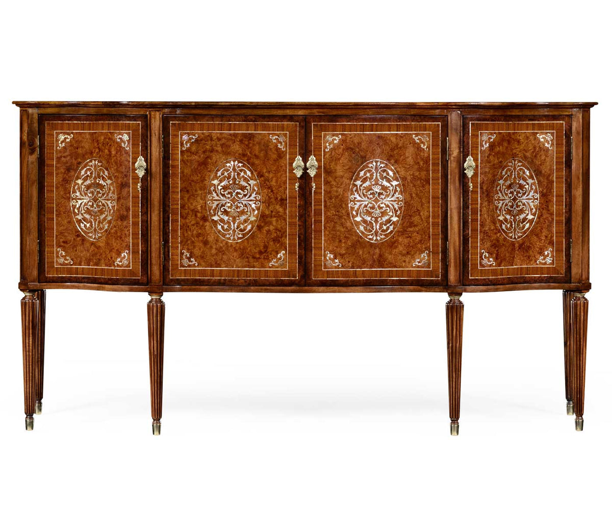 Jonathan Charles Storage Serpentine Sideboard Mother of Pearl House of Isabella UK