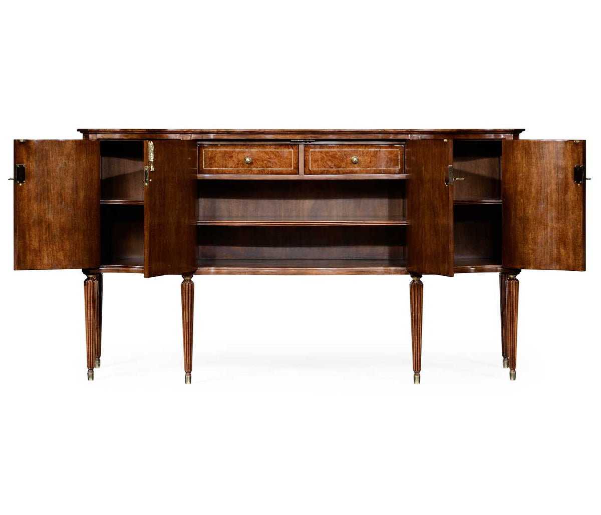 Jonathan Charles Storage Serpentine Sideboard Mother of Pearl House of Isabella UK
