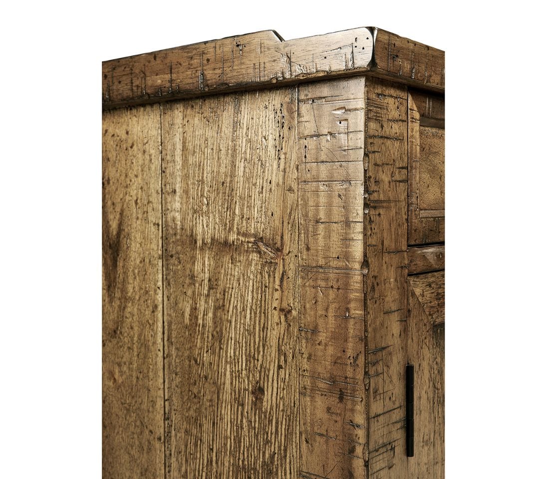 Jonathan Charles Storage Sideboard Rustic with Four Doors in Medium Driftwood House of Isabella UK