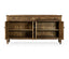 Jonathan Charles Storage Sideboard Rustic with Four Doors in Medium Driftwood House of Isabella UK