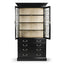Jonathan Charles Storage Sprite Painted Black Display Cabinet House of Isabella UK