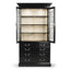 Jonathan Charles Storage Sprite Painted Black Display Cabinet House of Isabella UK