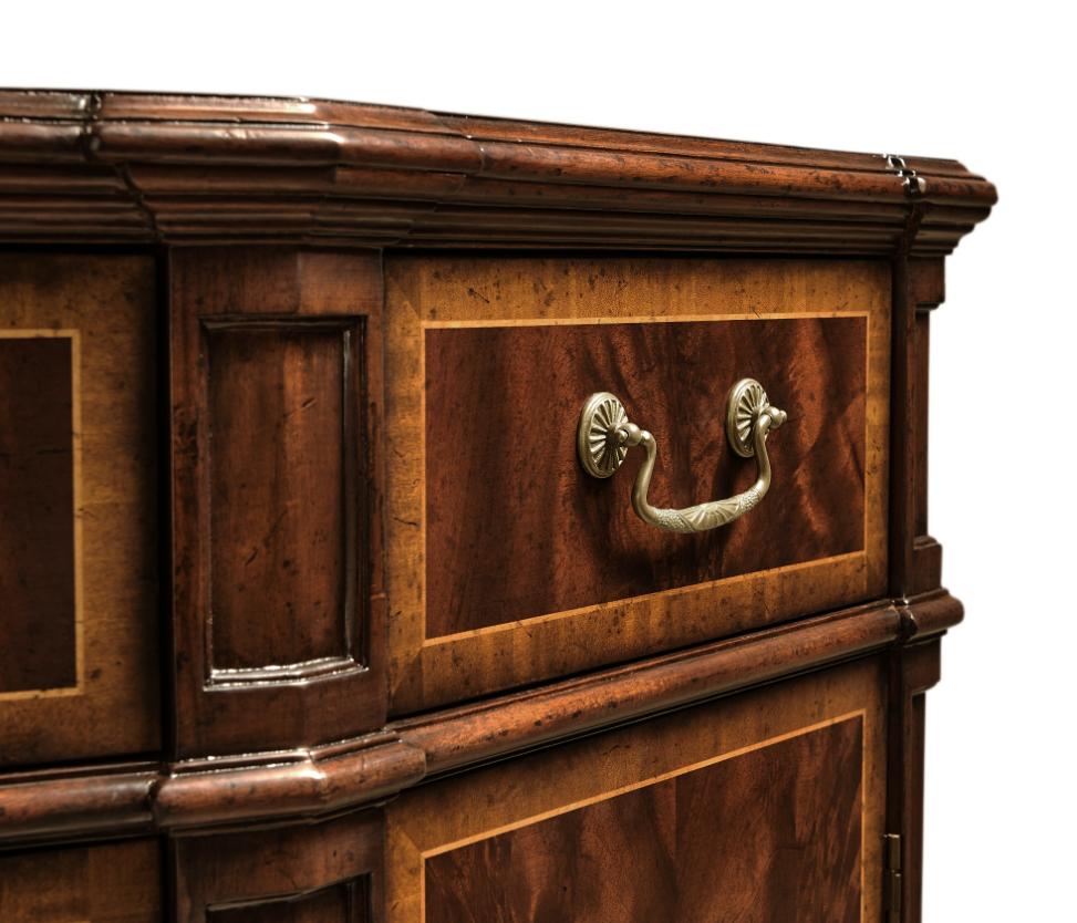 Jonathan Charles Storage Starburst Mahogany Side Cabinet House of Isabella UK