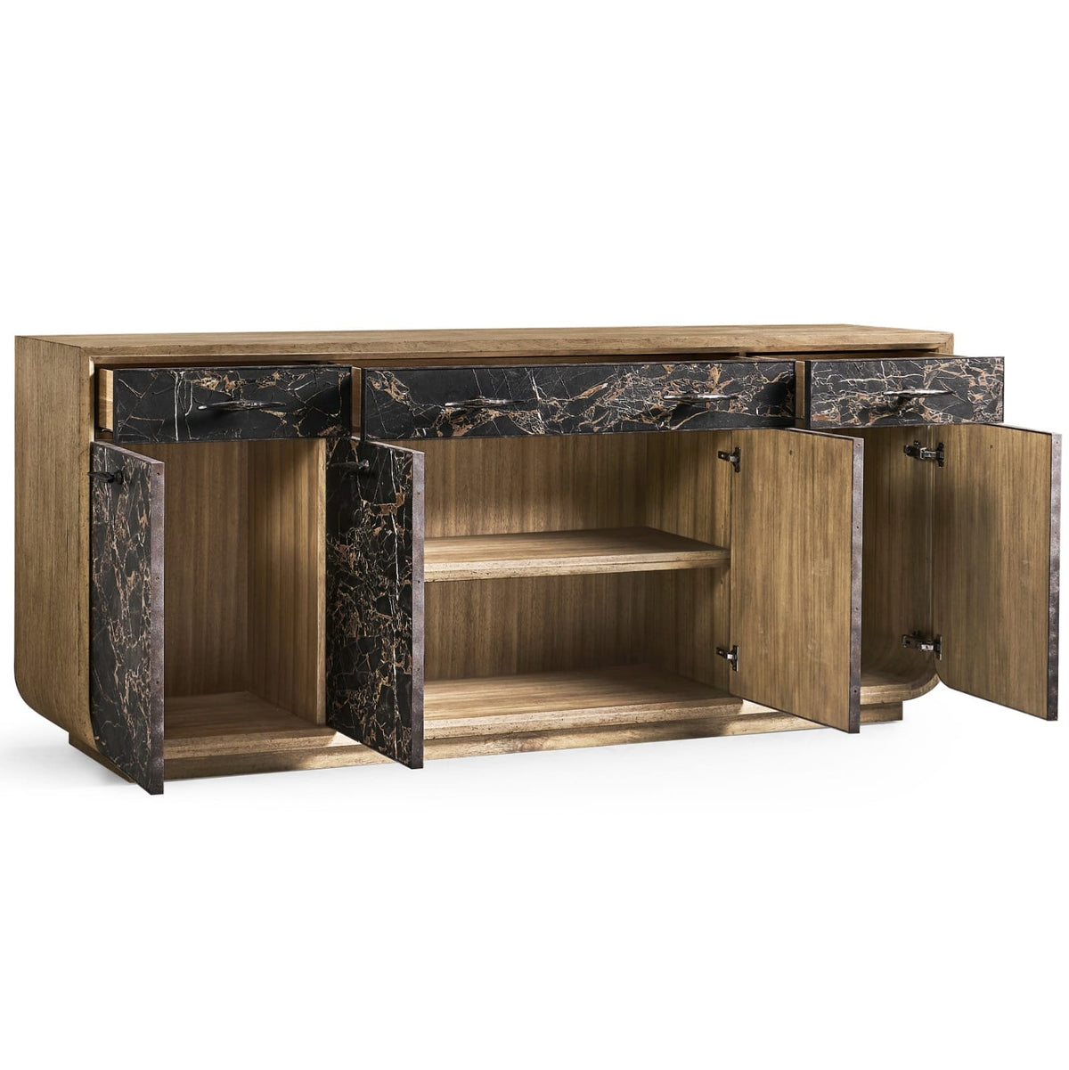 Jonathan Charles Storage Stone Ridge Marble Credenza Light House of Isabella UK