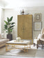 Jonathan Charles Storage Tall Cabinet Geometric House of Isabella UK