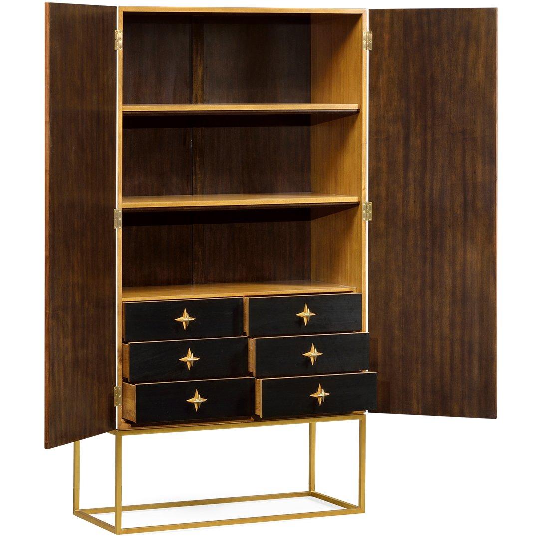 Jonathan Charles Storage Tall Cabinet Geometric House of Isabella UK
