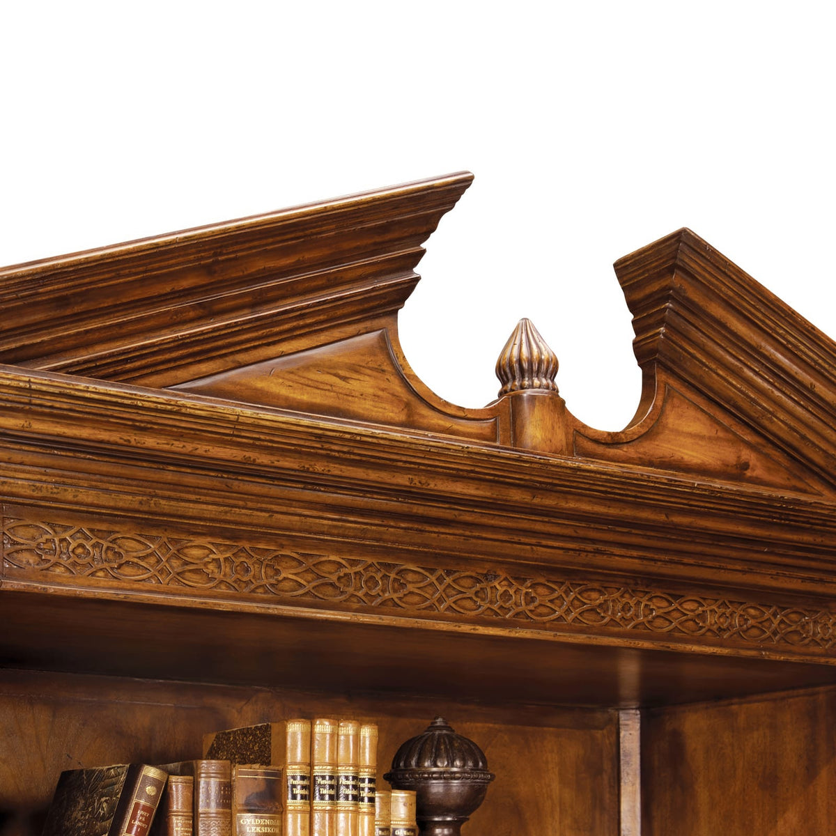 Jonathan Charles Storage Walnut Open Bookcase House of Isabella UK