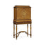 Jonathan Charles Storage Walnut & Seaweed Collectors Cabinet House of Isabella UK