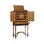 Jonathan Charles Storage Walnut & Seaweed Collectors Cabinet House of Isabella UK