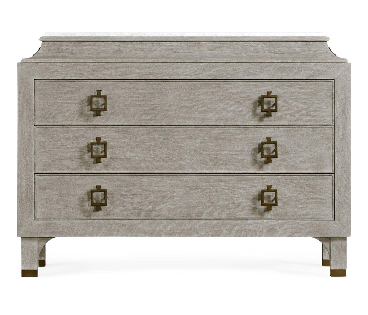Doha Chest of Drawers in Oak in Grey