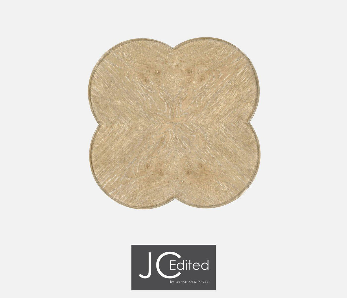 Jonathan Charles Living Lamp Table Rustic Quatrefoil House of Isabella UK