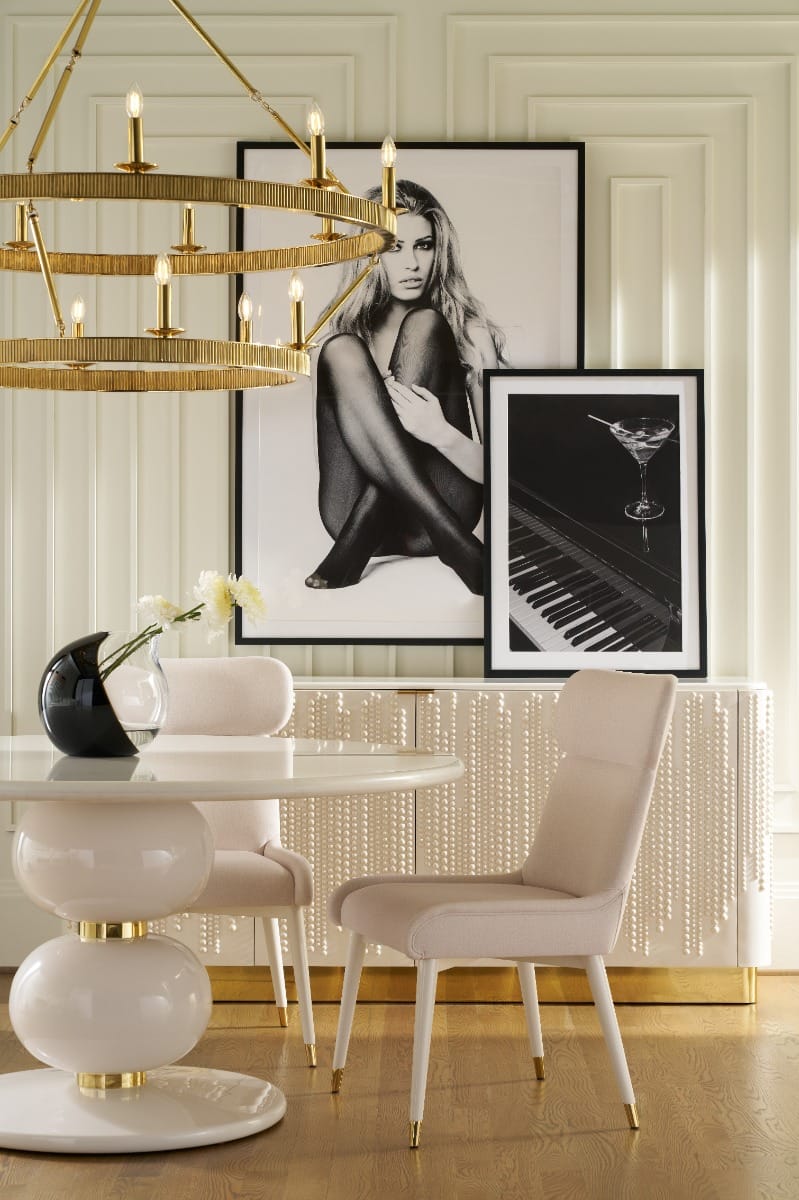 Judith Leiber Round Dining Table