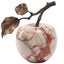 Keiichi Accessories Apple Ornament in Bulgari Red Marble House of Isabella UK