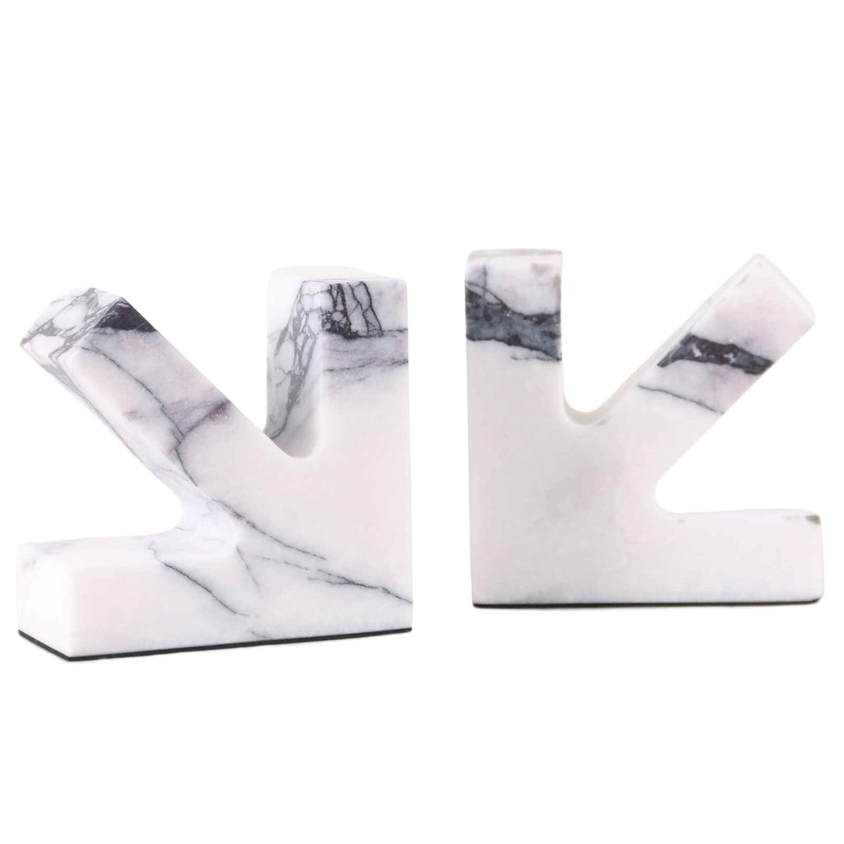 Keiichi Accessories Arrow Bookends in Marble House of Isabella UK