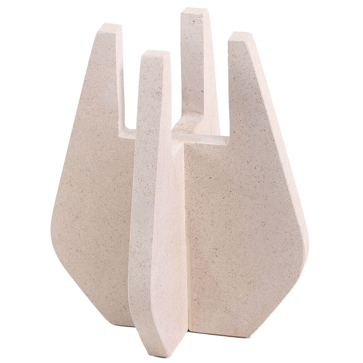 Keiichi Accessories Candle Holder in Beige Marble House of Isabella UK