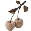 Keiichi Accessories Cherry Ornament in Grey Marble House of Isabella UK