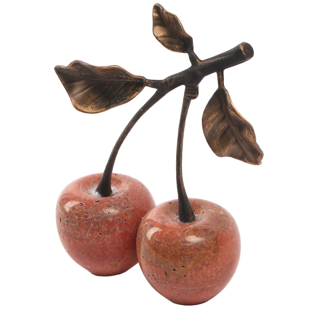 Keiichi Accessories Cherry Ornament in Red Marble House of Isabella UK