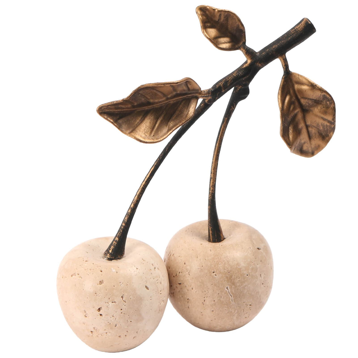 Keiichi Accessories Cherry Ornament in Travertine House of Isabella UK