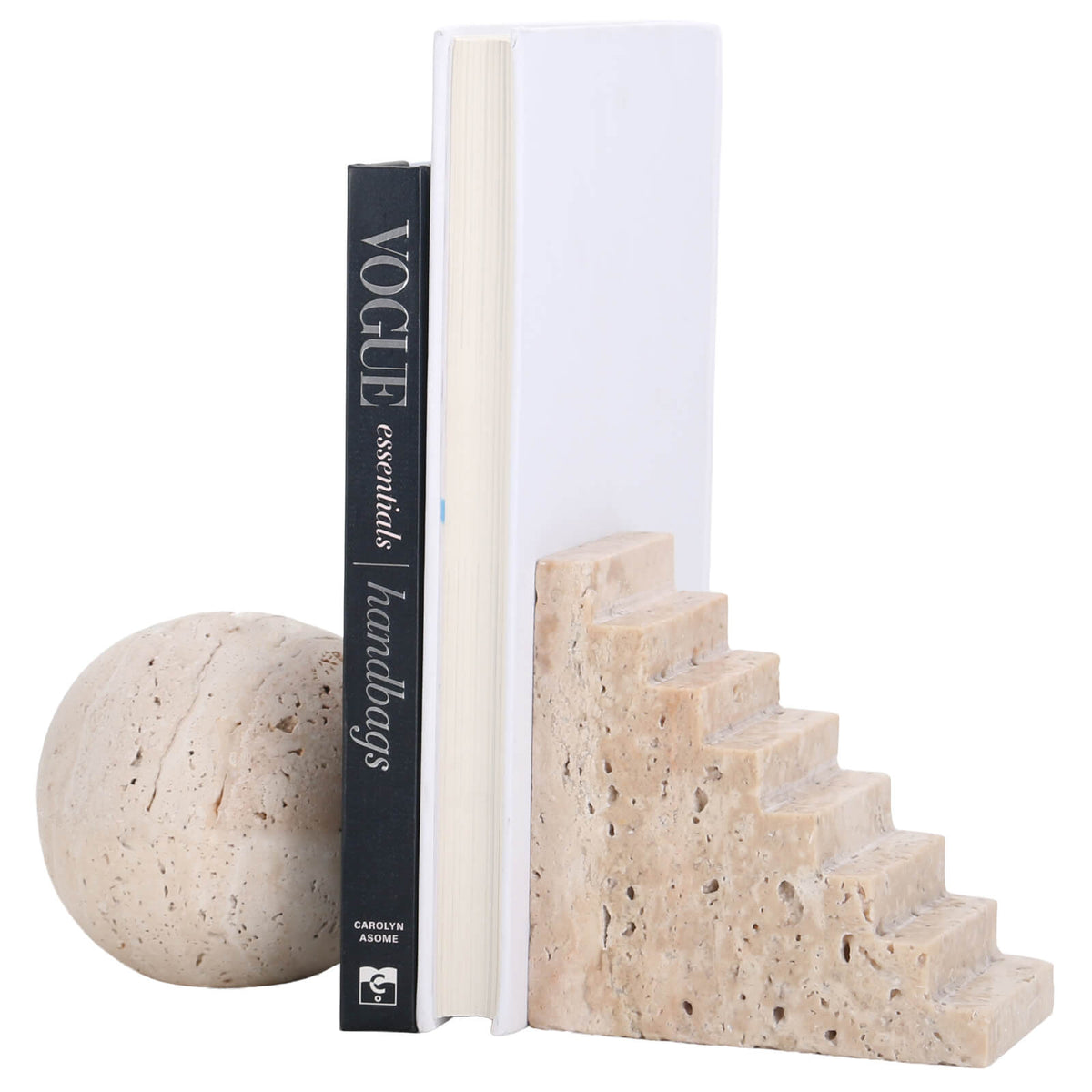 Keiichi Accessories Coppice Bookends in Marble House of Isabella UK