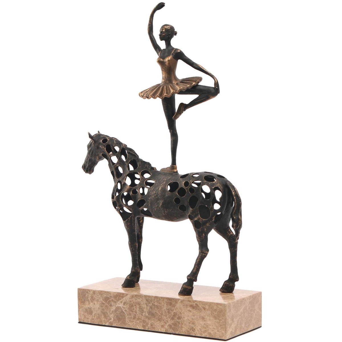 Keiichi Accessories Dancing Balance Sculpture in Dark Bronze House of Isabella UK