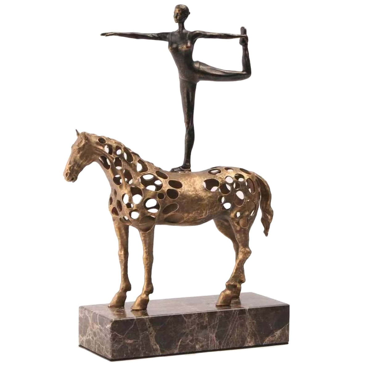 Keiichi Accessories Dancing Balance Sculpture in Gold House of Isabella UK