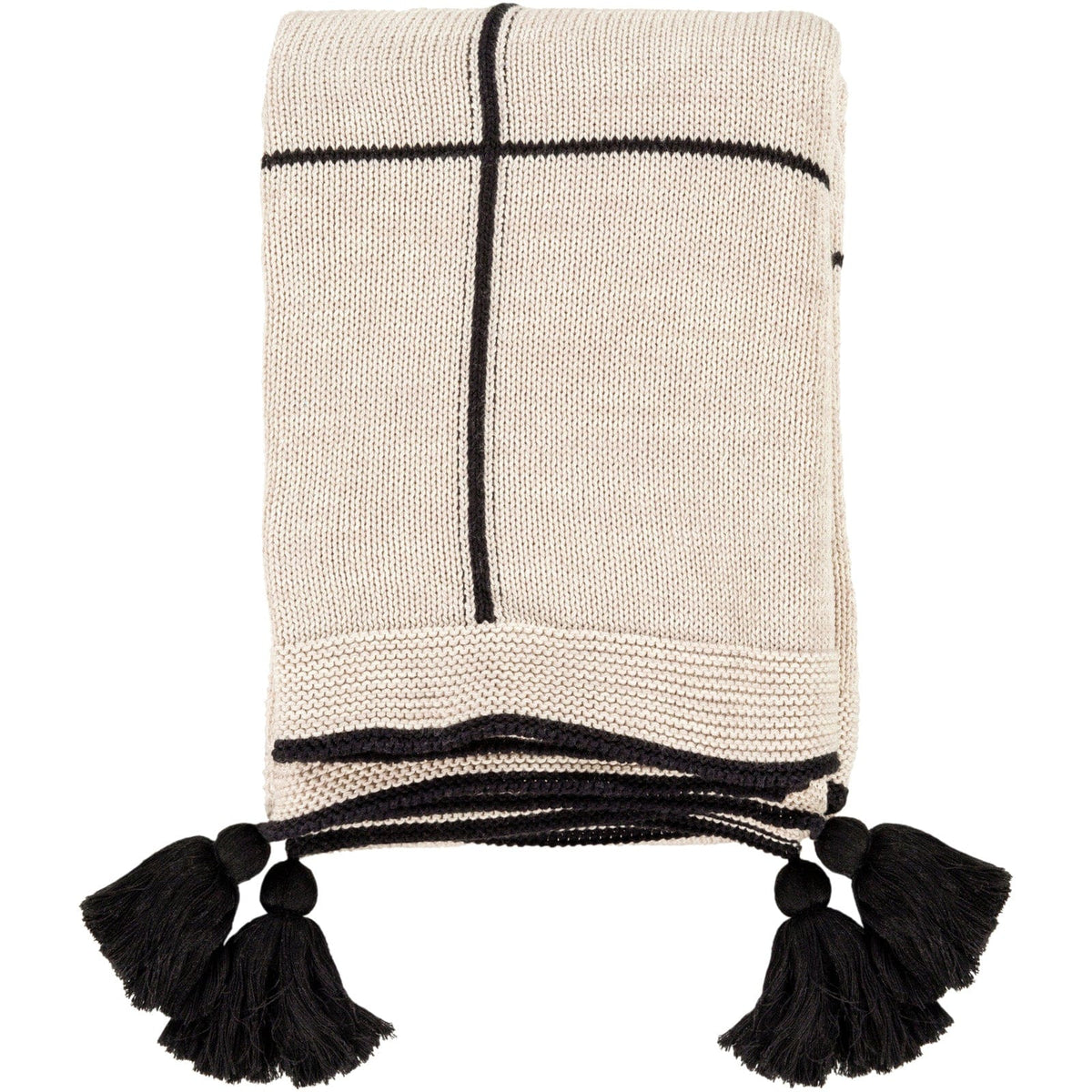 Keiichi Accessories Fleck Knitted Throw 152 x 127 cm House of Isabella UK