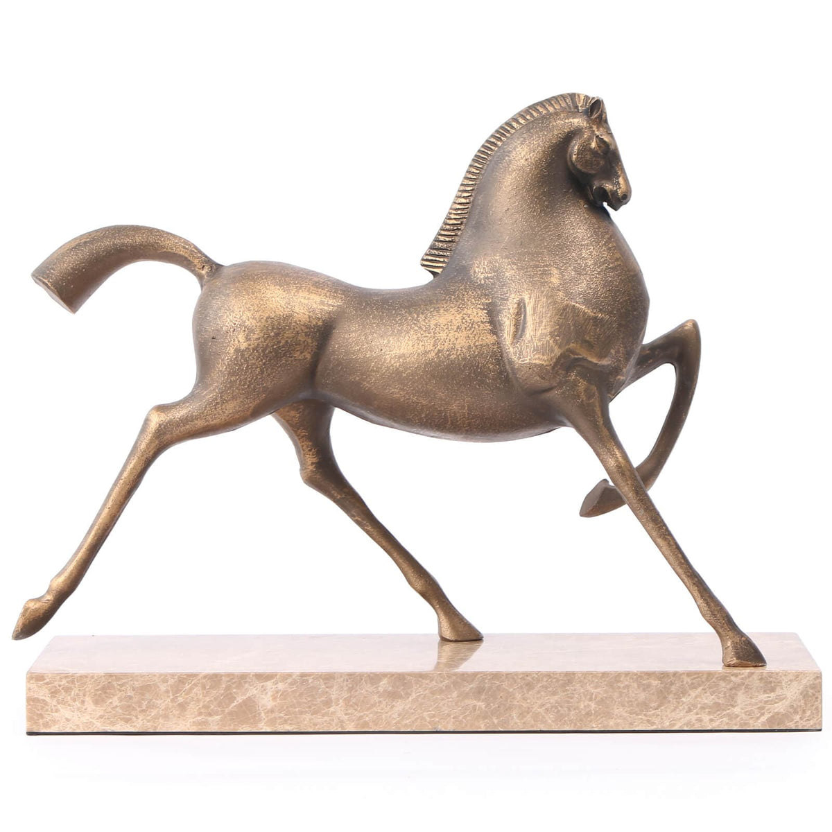 Keiichi Accessories Flying Horse Sculpture in Gold House of Isabella UK