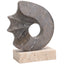 Keiichi Accessories Geometric Sculpture in Brown Marble House of Isabella UK