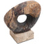 Keiichi Accessories Geometric Sculpture in Coffee Marble House of Isabella UK