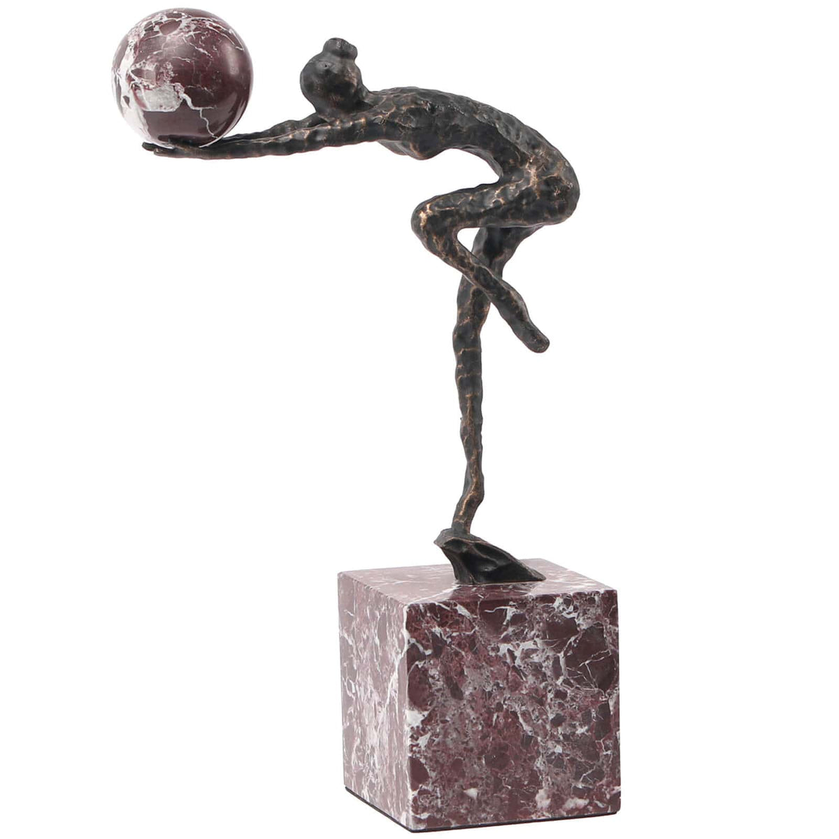 Keiichi Accessories Global Desktop Sculpture in Dark Bronze House of Isabella UK