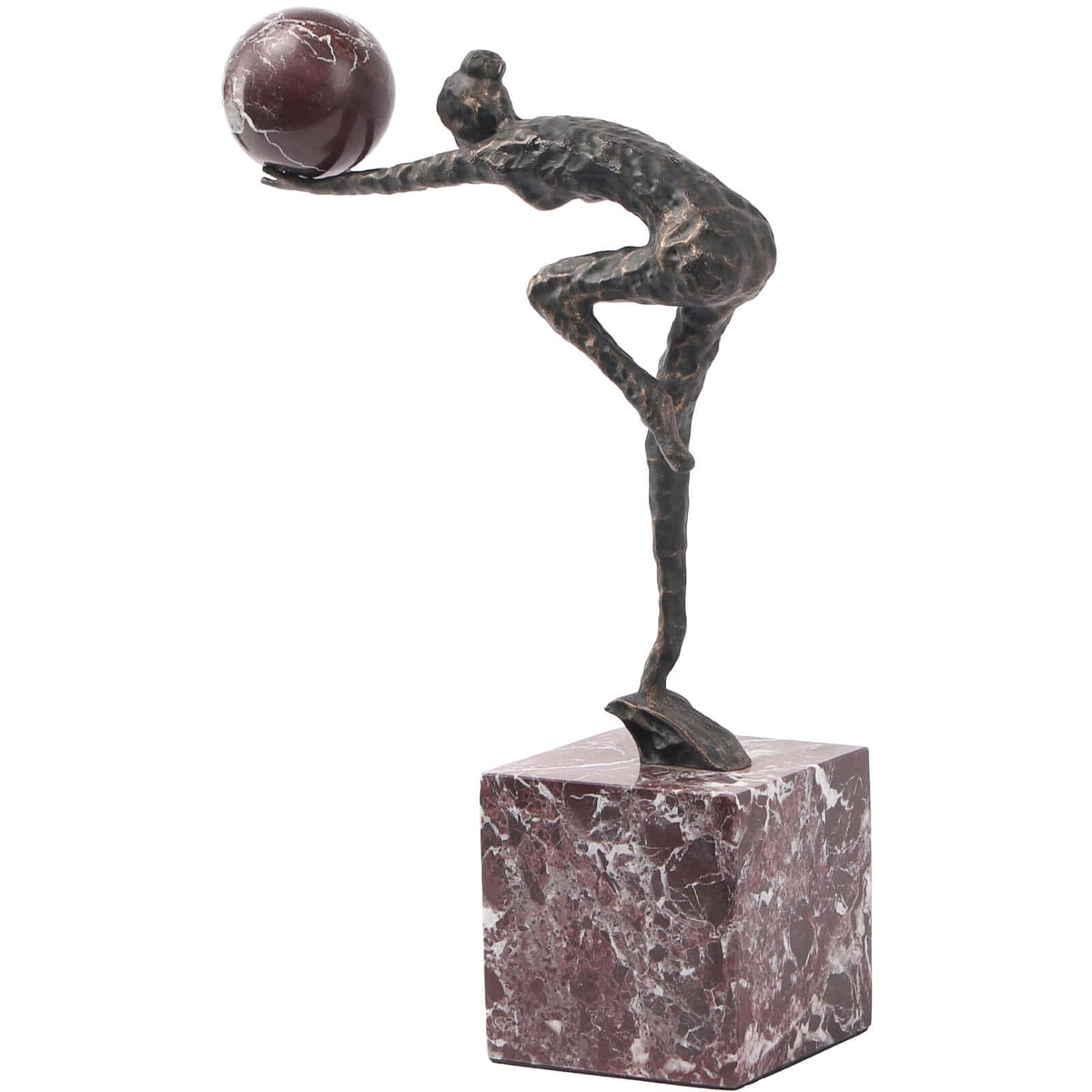 Keiichi Accessories Global Desktop Sculpture in Dark Bronze House of Isabella UK