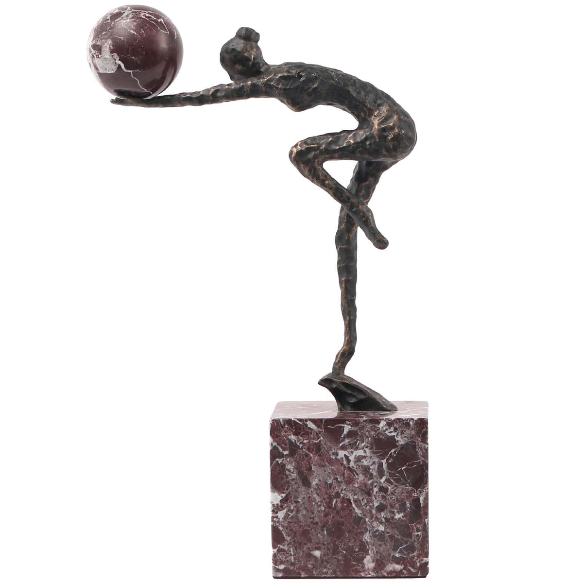 Keiichi Accessories Global Desktop Sculpture in Dark Bronze House of Isabella UK