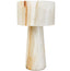 Keiichi Accessories Graham Pedestal Bowl in White Jade Marble - Large House of Isabella UK