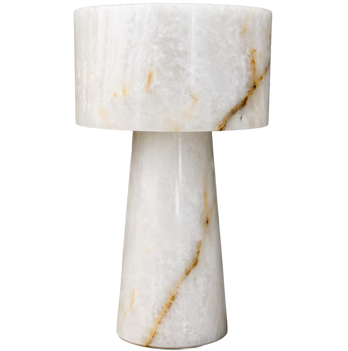 Keiichi Accessories Graham Pedestal Bowl in White Jade Marble - Small House of Isabella UK