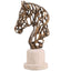 Keiichi Accessories Horse Head Sculpture in Gold House of Isabella UK
