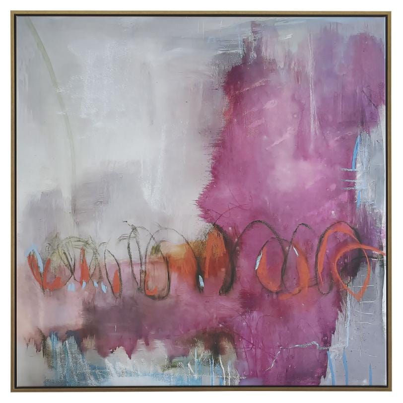 Keiichi Accessories Jardins Rose Framed Canvas House of Isabella UK