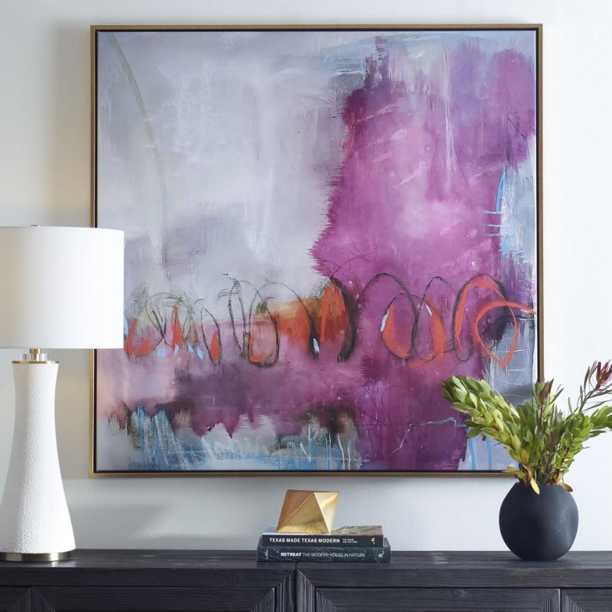 Keiichi Accessories Jardins Rose Framed Canvas House of Isabella UK