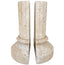 Keiichi Accessories Lachlan Pillar Bookend in Travertine - Single House of Isabella UK