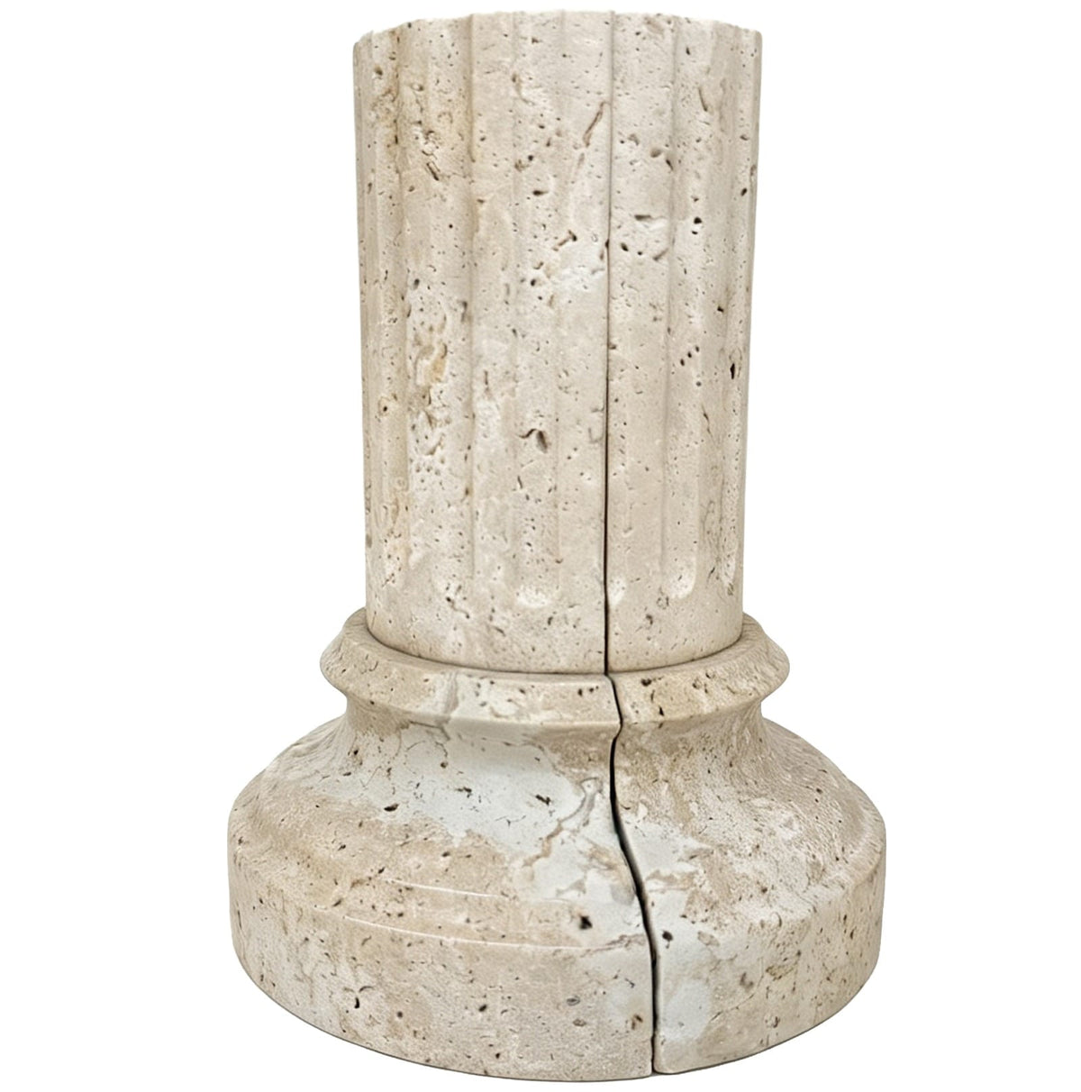 Keiichi Accessories Lachlan Pillar Bookend in Travertine - Single House of Isabella UK