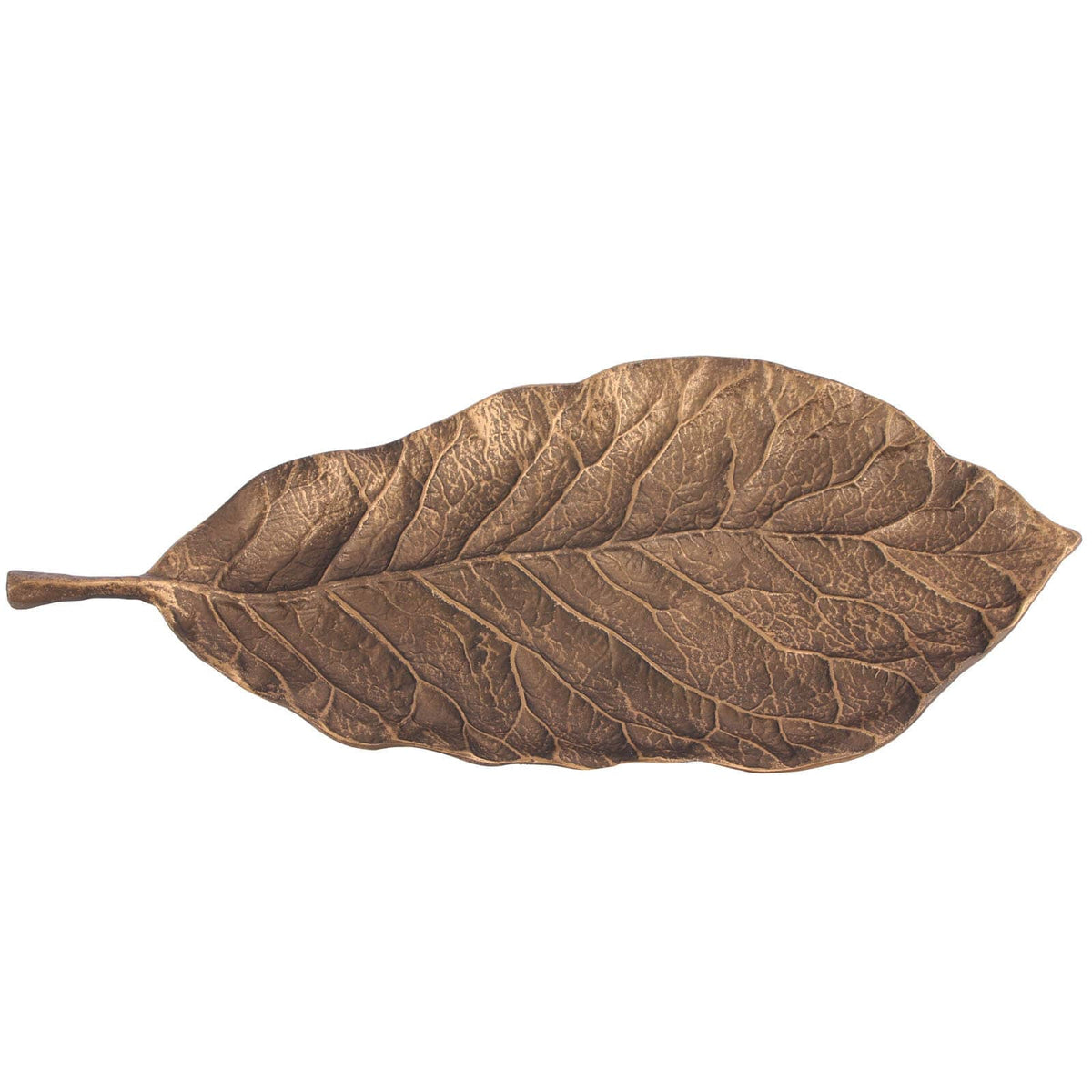 Keiichi Accessories Leaf Tray in Golden Bronze House of Isabella UK