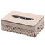 Keiichi Accessories Leather Woven Tissue Holder House of Isabella UK