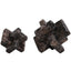 Keiichi Accessories Loop Sculpture in Coffee Marble - Small House of Isabella UK